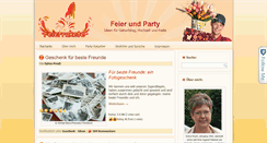 Desktop Screenshot of feierrakete.de